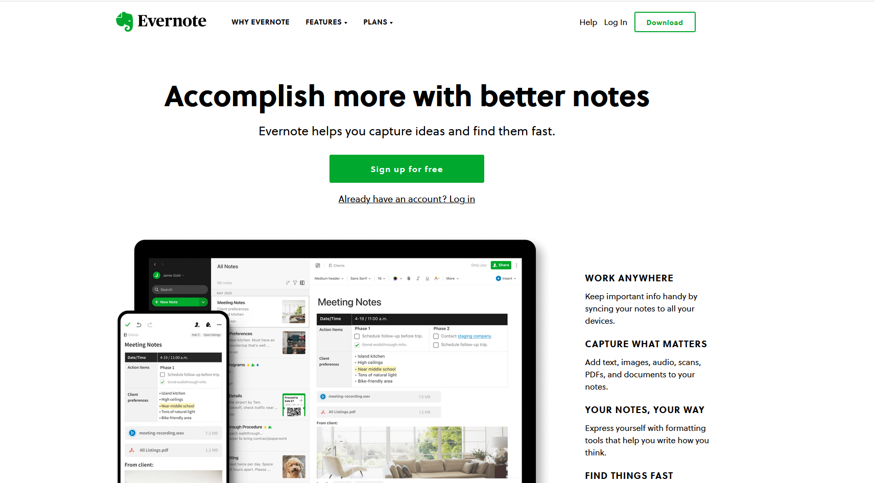 what is evernote copy